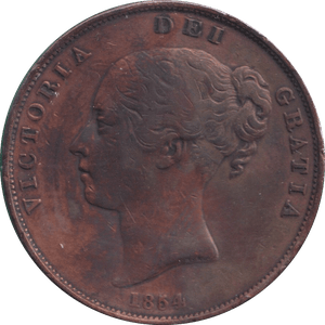 1854 PENNY ( GF ) - PENNY - Cambridgeshire Coins