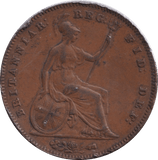 1854 PENNY ( GVF ) - PENNY - Cambridgeshire Coins
