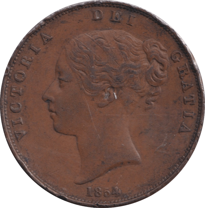 1854 PENNY ( GVF ) - PENNY - Cambridgeshire Coins