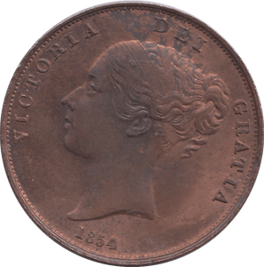 1854 PENNY ( UNC ) - Penny - Cambridgeshire Coins