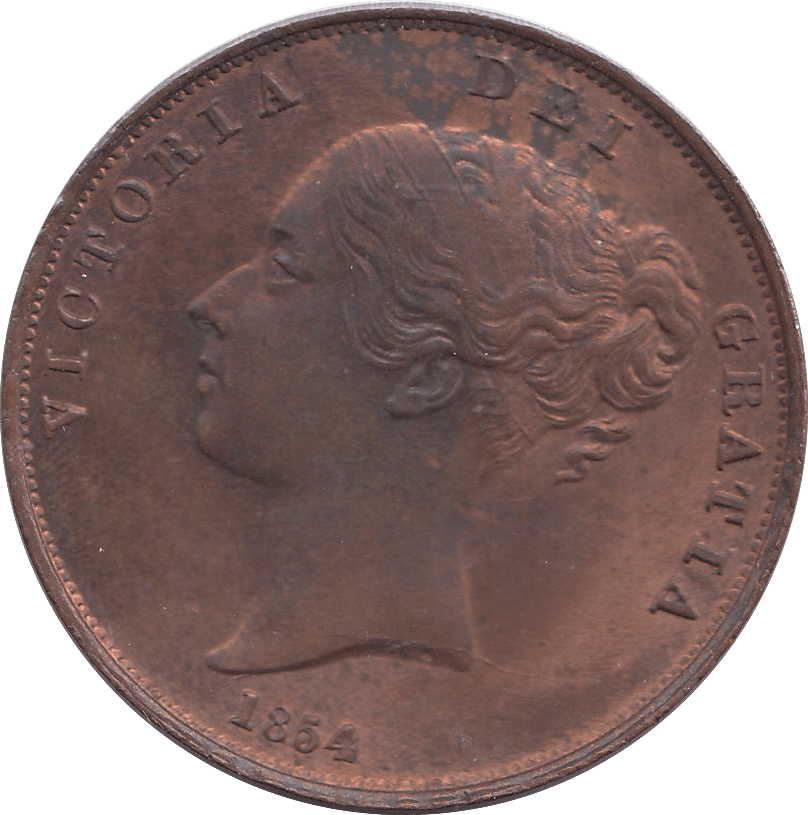 1854 PENNY ( UNC ) - Penny - Cambridgeshire Coins