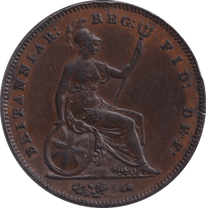 1854 PENNY ( VF ) - PENNY - Cambridgeshire Coins