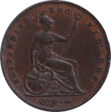 1854 PENNY ( VF ) - PENNY - Cambridgeshire Coins