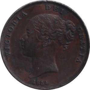 1854 PENNY ( VF ) - PENNY - Cambridgeshire Coins