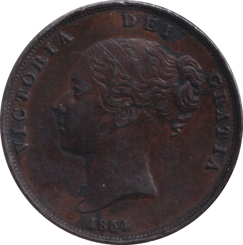 1854 PENNY ( VF ) - PENNY - Cambridgeshire Coins
