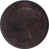 1854 PENNY ( VF ) - PENNY - Cambridgeshire Coins