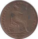 1854 PENNY ( VF ) - PENNY - Cambridgeshire Coins