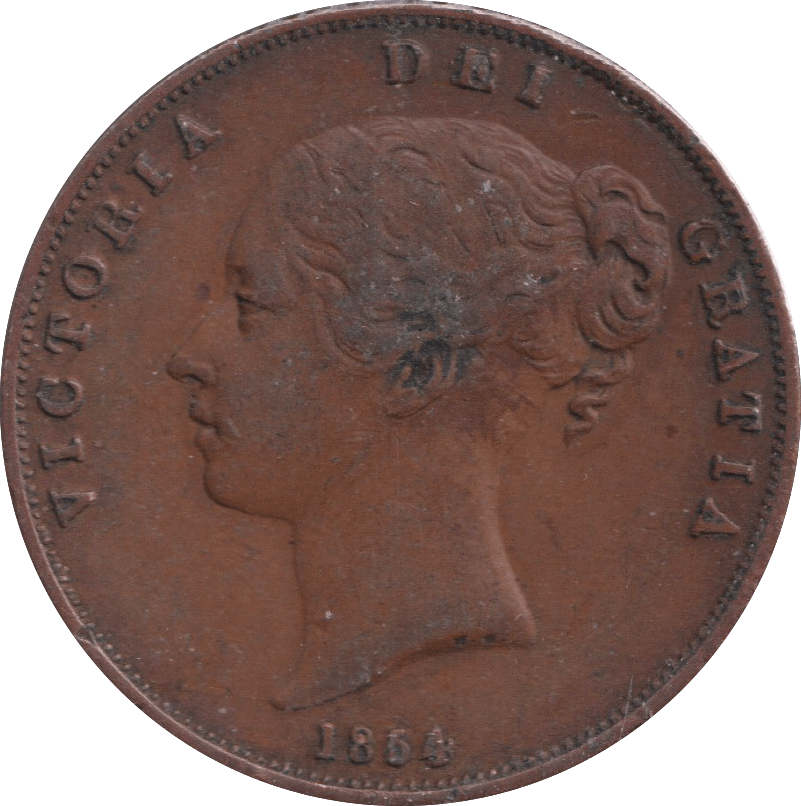 1854 PENNY ( VF ) - PENNY - Cambridgeshire Coins