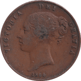 1854 PENNY ( VF ) - PENNY - Cambridgeshire Coins