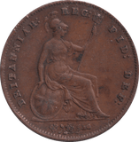 1854 PENNY ( VF ) - PENNY - Cambridgeshire Coins