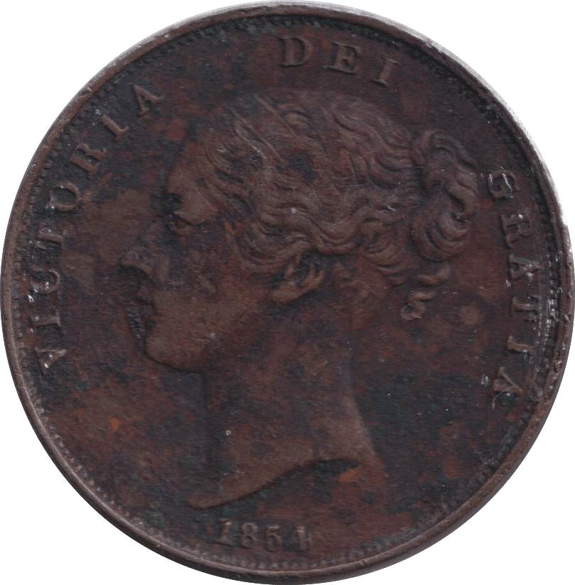 1854 PENNY ( VF ) - PENNY - Cambridgeshire Coins
