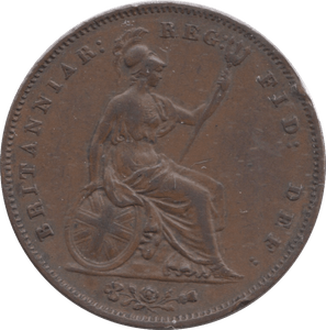 1854 PENNY ( VF ) - PENNY - Cambridgeshire Coins