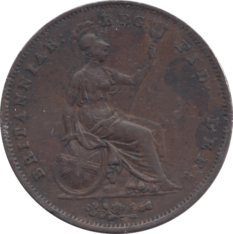 1854 PENNY ( VF ) - PENNY - Cambridgeshire Coins