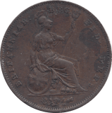 1854 PENNY ( VF ) - PENNY - Cambridgeshire Coins