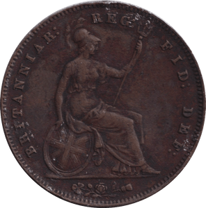 1854 PENNY ( VF ) - PENNY - Cambridgeshire Coins