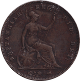 1854 PENNY ( VF ) - PENNY - Cambridgeshire Coins