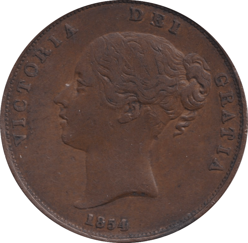 1854 PENNY VICTORIA ( GVF ) - PENNY - Cambridgeshire Coins