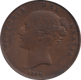 1854 PENNY VICTORIA ( GVF ) - PENNY - Cambridgeshire Coins