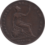 1854 PENNY VICTORIA ( GVF ) - PENNY - Cambridgeshire Coins