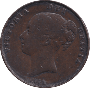 1854 PENNY VICTORIA ( VF ) - PENNY - Cambridgeshire Coins