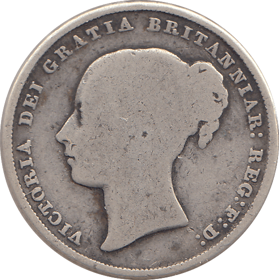 1854 SHILLING ( NF ) - SHILLING - Cambridgeshire Coins
