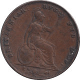 1855 FARTHING ( F ) - FARTHING - Cambridgeshire Coins