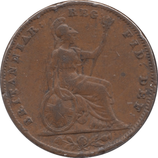 1855 FARTHING ( F ) - Farthing - Cambridgeshire Coins