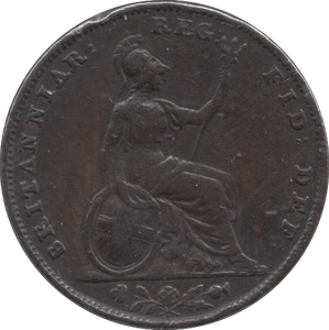 1855 FARTHING ( F ) - Farthing - Cambridgeshire Coins