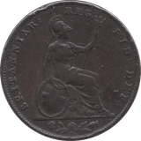 1855 FARTHING ( F ) - Farthing - Cambridgeshire Coins