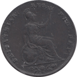 1855 FARTHING ( FINE ) - Farthing - Cambridgeshire Coins