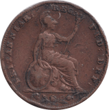1855 FARTHING ( FINE ) - FARTHING - Cambridgeshire Coins