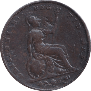 1855 FARTHING ( GF ) - FARTHING - Cambridgeshire Coins