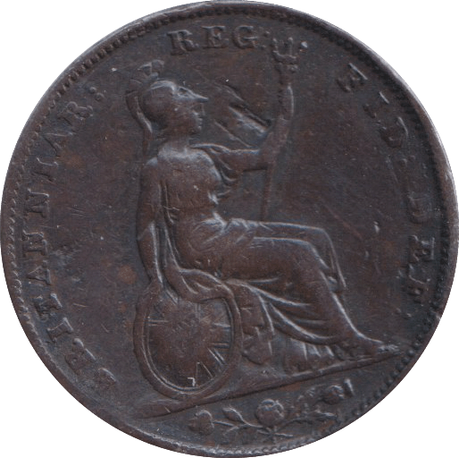 1855 FARTHING ( GF ) - FARTHING - Cambridgeshire Coins