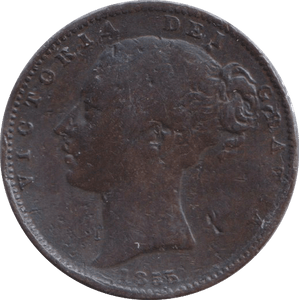1855 FARTHING ( GF ) - FARTHING - Cambridgeshire Coins