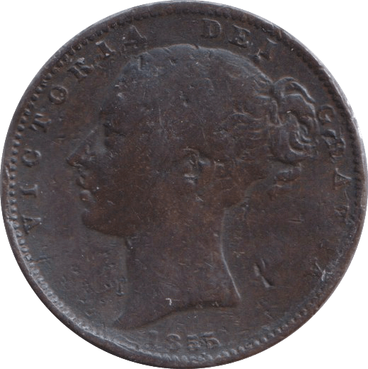 1855 FARTHING ( GF ) - FARTHING - Cambridgeshire Coins