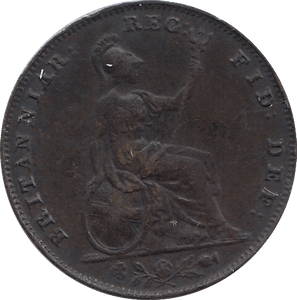 1855 FARTHING ( GVF ) - FARTHING - Cambridgeshire Coins