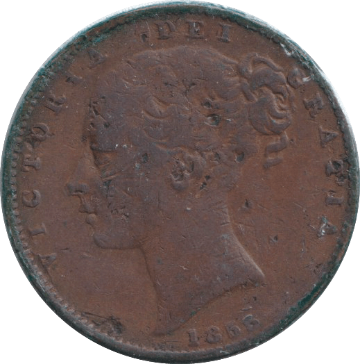 1855 FARTHING ( NF ) - FARTHING - Cambridgeshire Coins