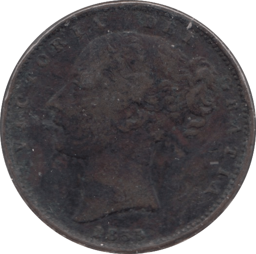 1855 FARTHING ( VF ) - Farthing - Cambridgeshire Coins