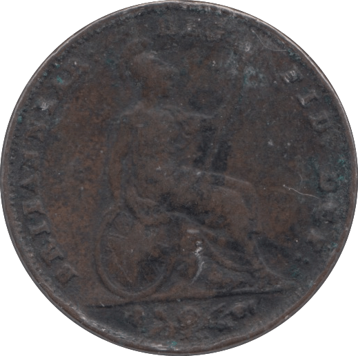 1855 FARTHING ( VF ) - Farthing - Cambridgeshire Coins