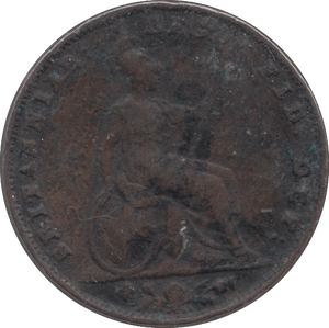 1855 FARTHING ( VF ) - Farthing - Cambridgeshire Coins