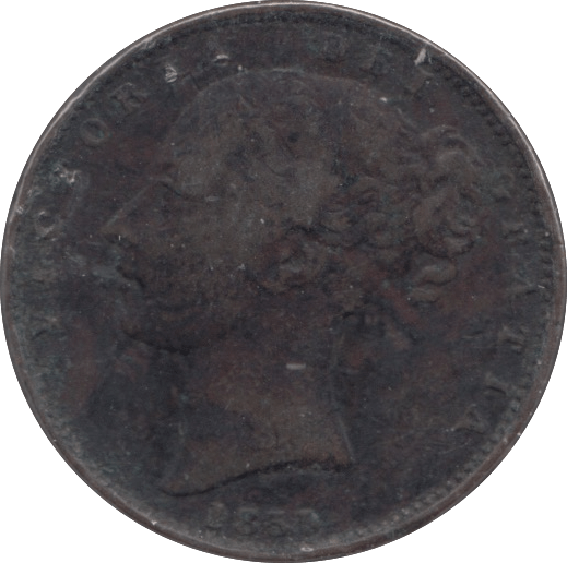 1855 FARTHING ( VF ) - Farthing - Cambridgeshire Coins