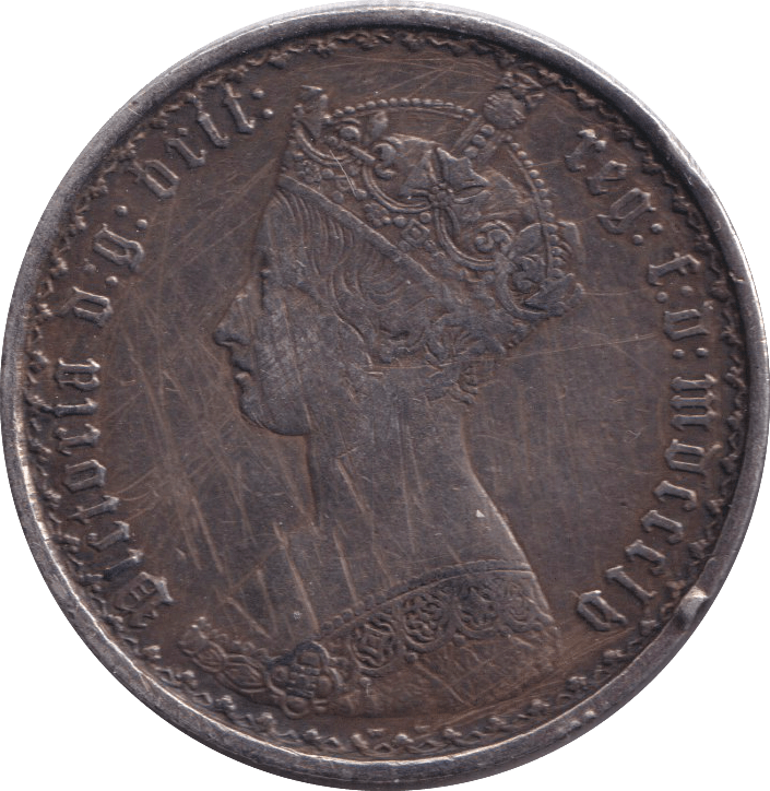 1855 FLORIN ( GVF ) - FLORIN - Cambridgeshire Coins