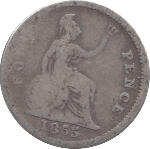 1855 FOURPENCE ( FAIR ) 3 - FOURPENCE - Cambridgeshire Coins