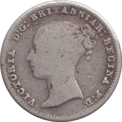 1855 FOURPENCE ( FAIR ) - SIXPENCE - Cambridgeshire Coins