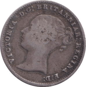 1855 FOURPENCE ( FINE ) - FOURPENCE - Cambridgeshire Coins