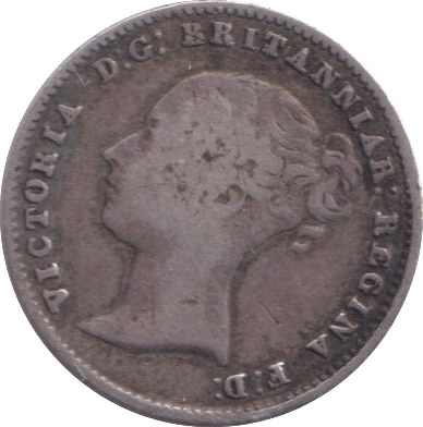 1855 FOURPENCE ( FINE ) - FOURPENCE - Cambridgeshire Coins