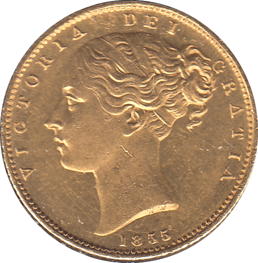 1855 GOLD SOVEREIGN ( EF ) - SOVEREIGN - Cambridgeshire Coins