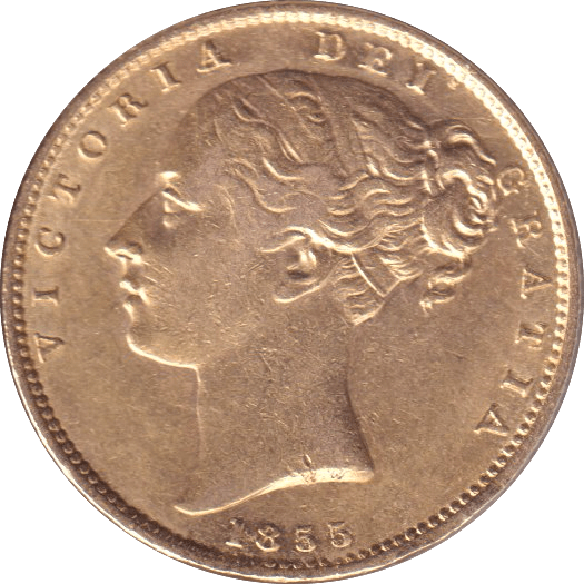 1855 GOLD SOVEREIGN ( GVF ) - SOVEREIGN - Cambridgeshire Coins