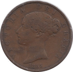1855 HALFPENNY ( GF ) - Halfpenny - Cambridgeshire Coins