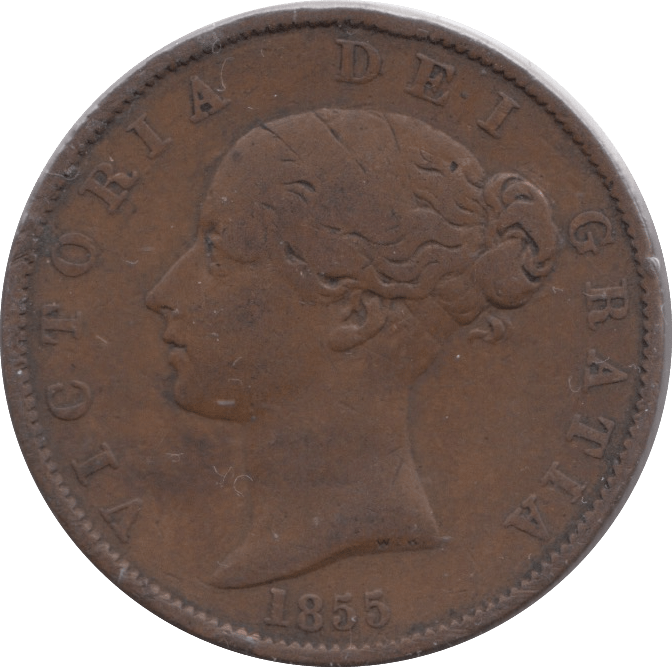 1855 HALFPENNY ( GF ) - Halfpenny - Cambridgeshire Coins